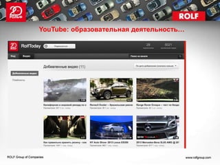 YouTube: образовательная деятельность…
 