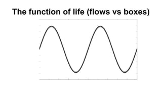 The function of life (flows vs boxes)
 