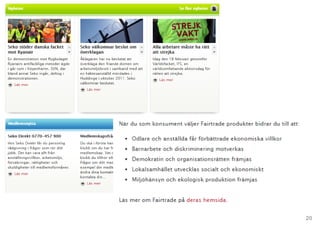 20
Tydliga rubriker och länkar
 