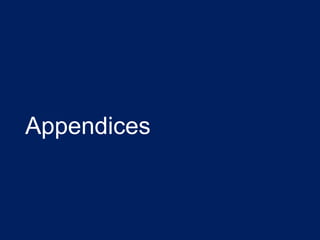 Appendices
 