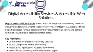 Digital Accessibility Services & Accessible Web Solutions | PPTX