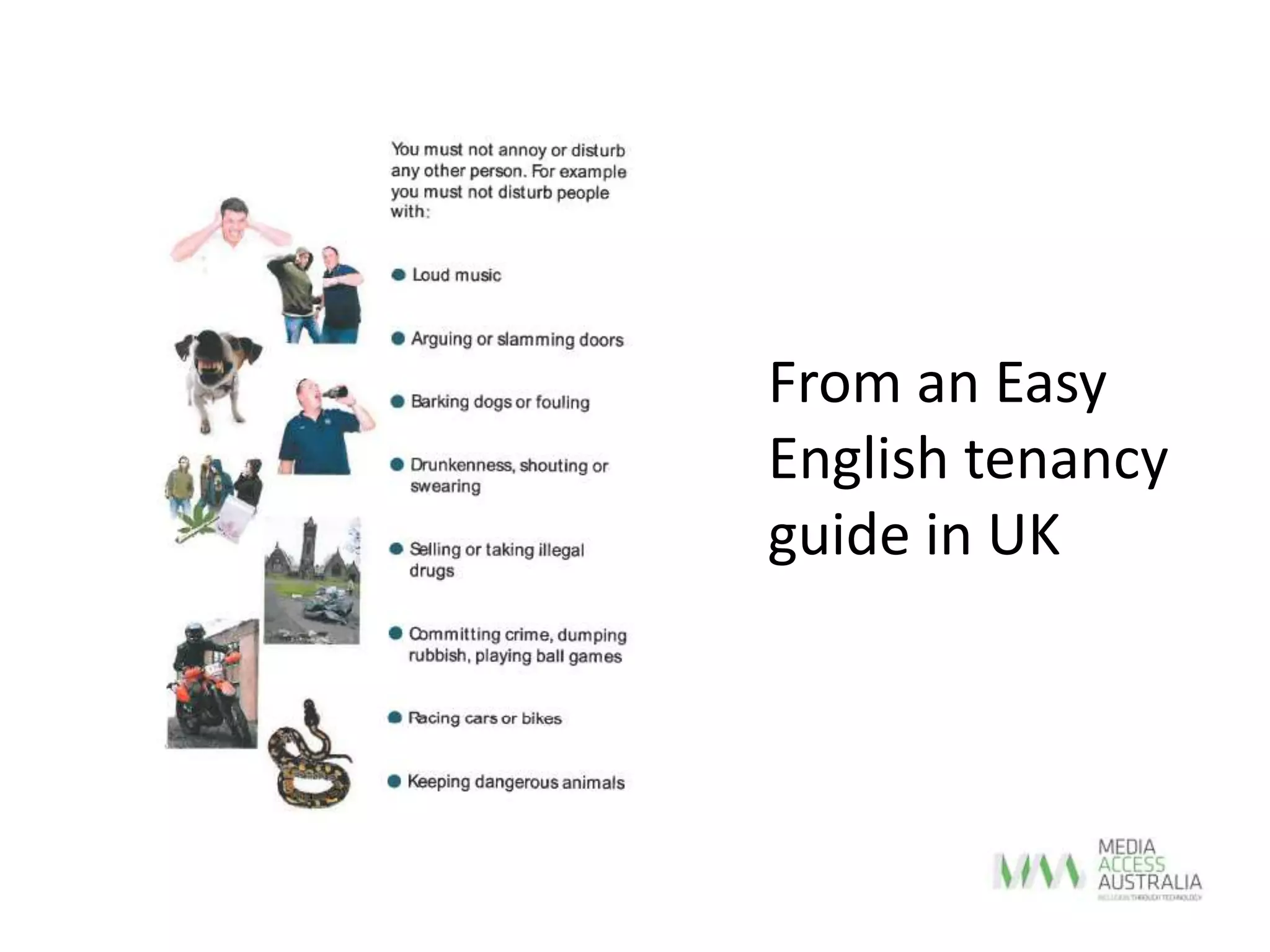 From an Easy
English tenancy
guide in UK
 