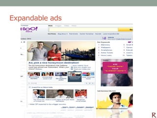 Expandable ads
 