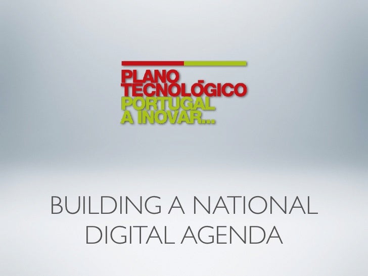 Portugal Building A Digital Agenda