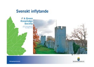 Svenskt inflytande




                                 Lars Lundqvist




Näringsdepartementet
 