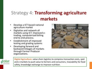 Digital Agriculture – A key enabler for nutritional security and SDGs by Dr David J Bergvinson, Director General, ICRISAT