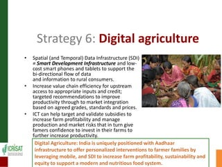 Digital Agriculture – A key enabler for nutritional security and SDGs by Dr David J Bergvinson, Director General, ICRISAT