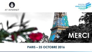 © AT Internet
PARIS – 25 OCTOBRE 2016
57
MERCI
 