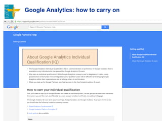 Google Analytics: how to carry on
38
 