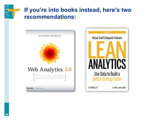 If you’re into books instead, here’s two
recommendations:
46
 