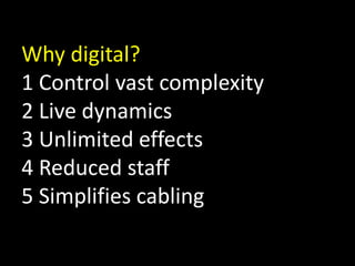 Digital and Live Performance | PPT