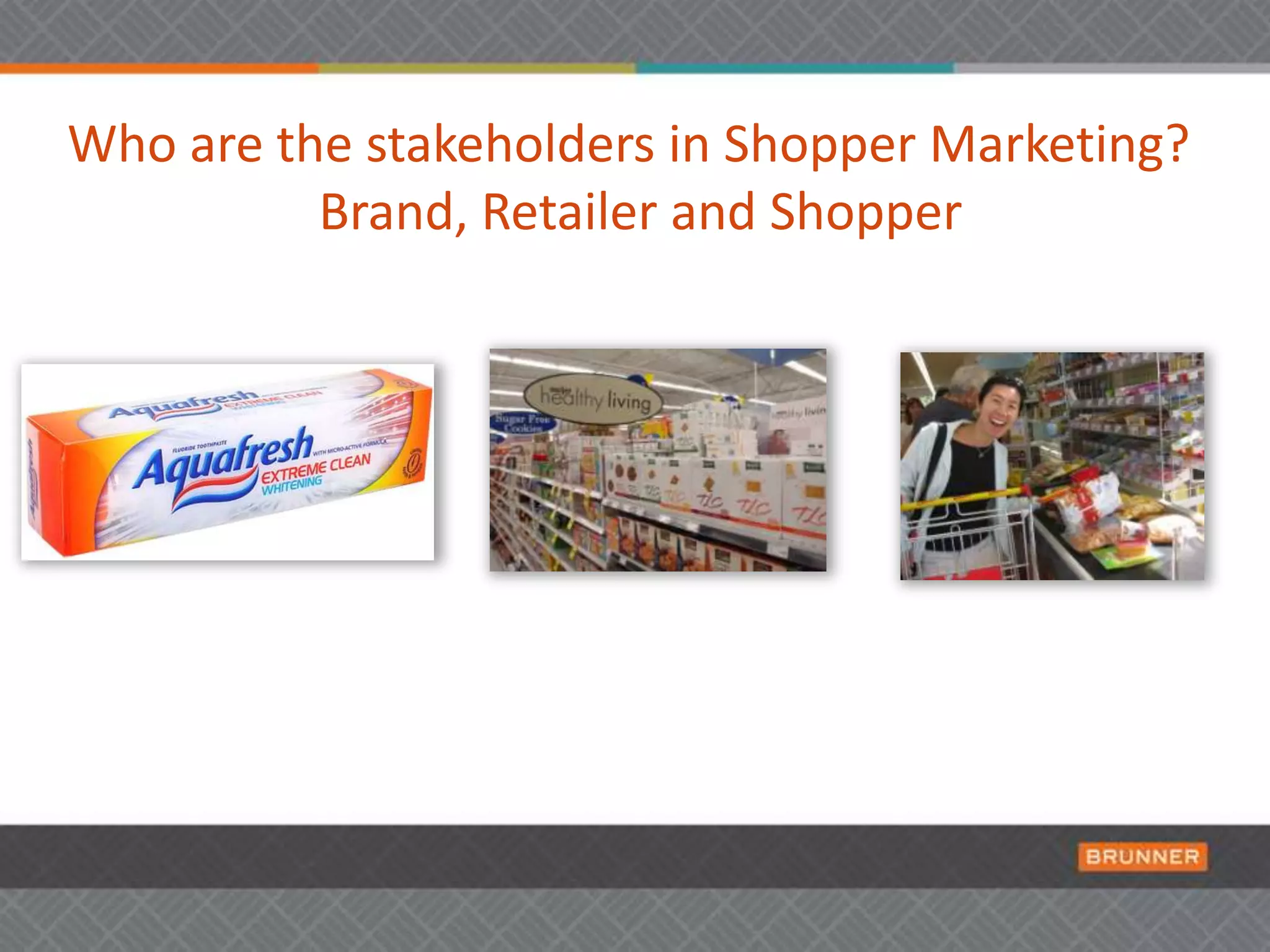 Shopper versus Consumer