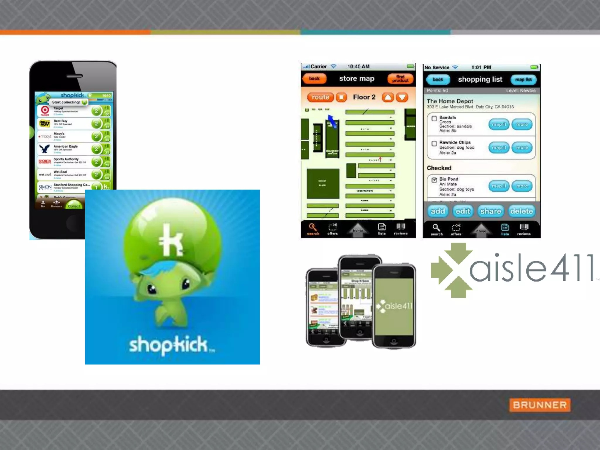 Location-Based MarketingBest Buy helped to start Shopkick – the location-based multi-retailer incentive app.  Macy’s, American Eagle, and others have joined forces.Best Buy will send offers to loyalists when the enter the store