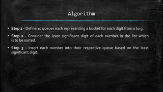 Radix Sort | PPTX
