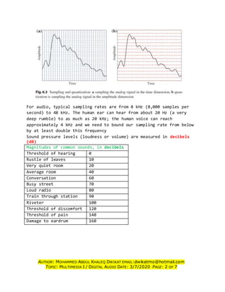 Digital audio | DOCX
