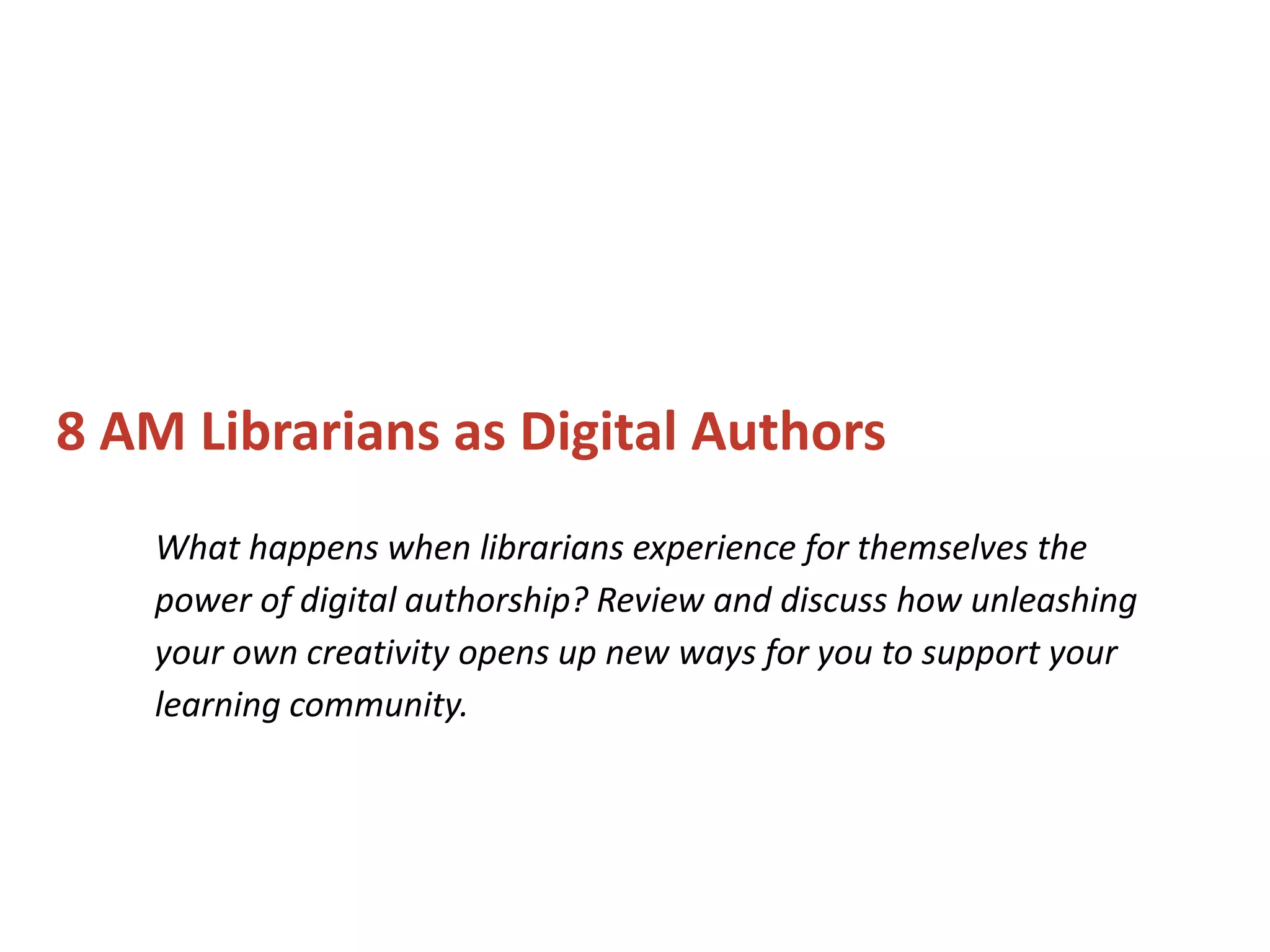 Digital Authorship & Media Literacy