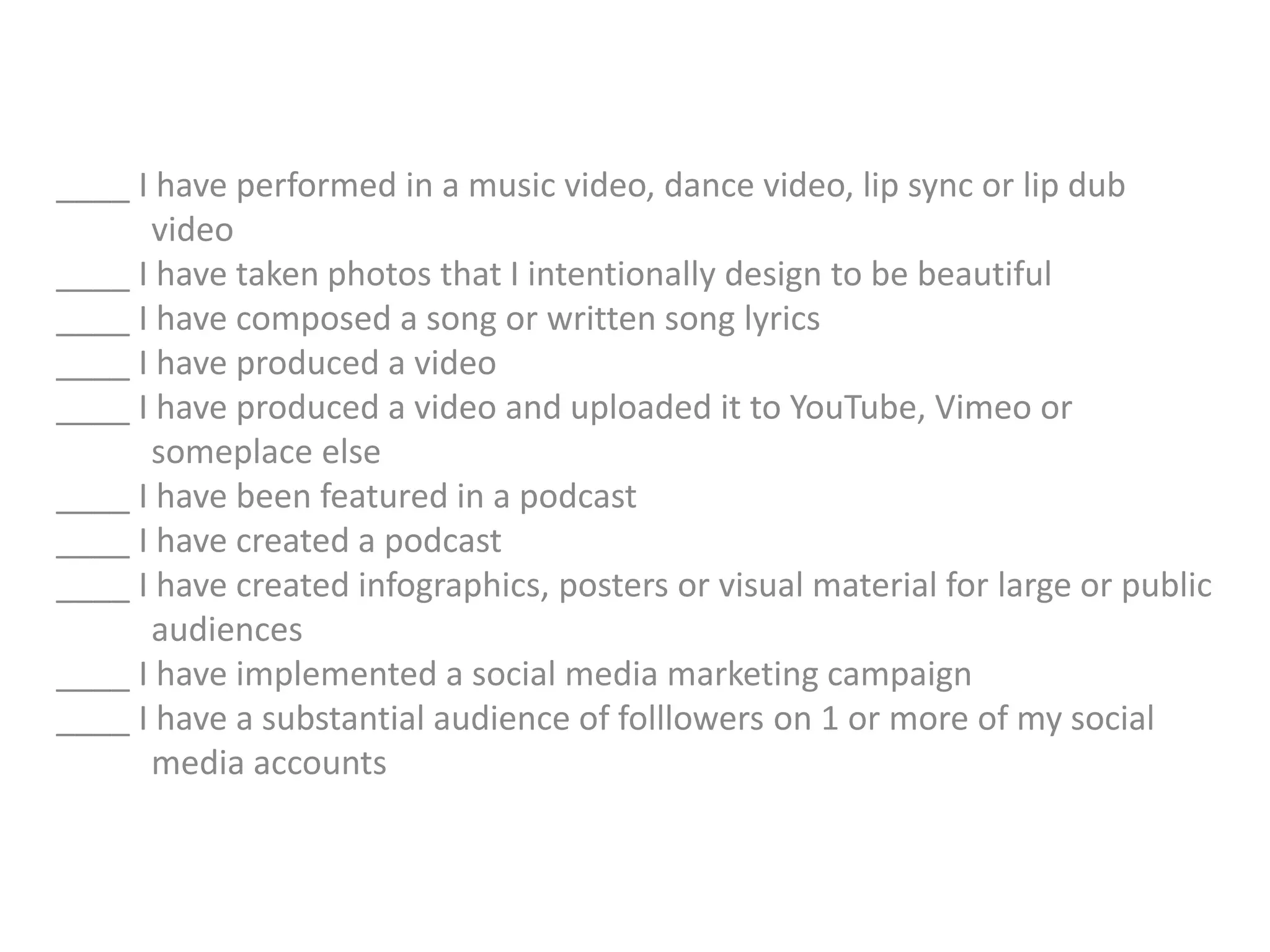 Digital Authorship & Media Literacy