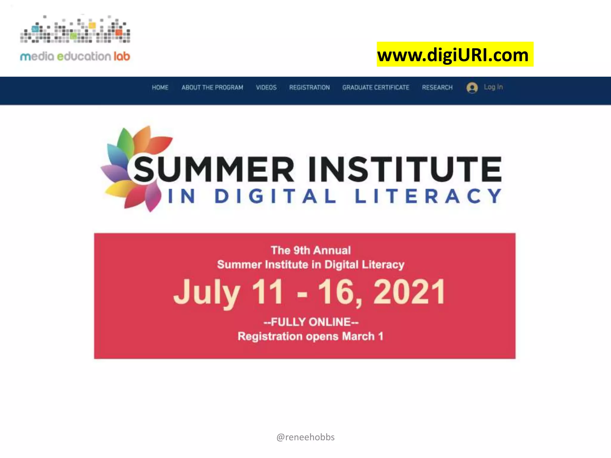 Digital Authorship & Media Literacy