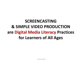 Digital Authorship & Media Literacy