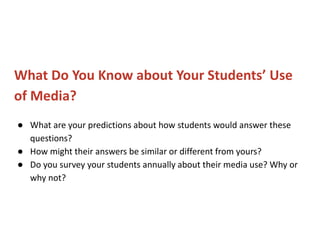 Digital Authorship & Media Literacy