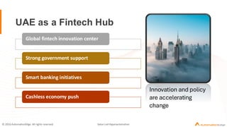 Driving the Digital Banking Revolution in UAE: AI, Fintech, and ...