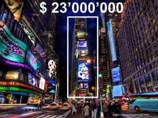 $ 23’000’000

14.11.13

43

Fachveranstaltung. The Future of Digital Banking. Namics.
Quelle: www.businessinsider.com

 