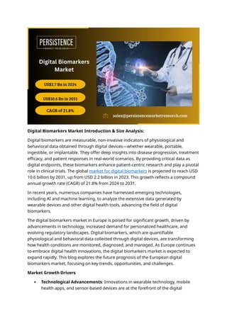 Key Drivers of the Digital Biomarkers Market Boom | DOCX
