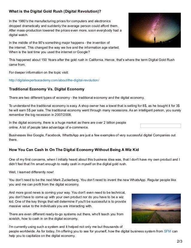 Join The Digital Gold Rush