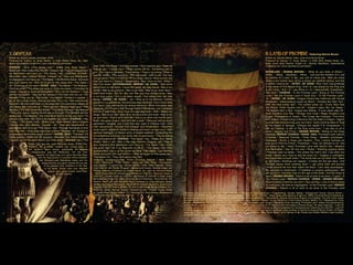 Written by: Damian Marley, and Nasir Jones
Produced by: Damian “Jr. Gong” Marley / © 2009, Biddah Musik, Inc., Nasir
Jones p/k/a NasSun Knight Inc. Lyrics reprinted by permission.

CHORUS / Lord! / This Spear, huh! / Shaka Zulu, Bobo Shanti /
Nyabinghi / Man a Mau Mau Warrior / Despair / eh / Fear and desperation
no depression can’t tarry ya / This Spear / hey / Ayatollah, Idi Amin /
Mennelek / Man a Masai Warrior / Despair / eh / Fear and desperation
no depression can’t tarry ya / This Spear / Like Burning Spear and such
and such before me / Who all fought for the cause and / This Spear /
eh / Enforcing all the laws / VERSE / NAS / The Master / The Masses /
One has power / The other one lacks it / Guns are power / Controlled by
assets / Owned by financial forecasters / Who are the Masters? / They
are the Gangsters / They are the bankers / The ones who tax us / The
Masses / They are us / The sheep / the people / Divided in classes / I
go off like a Shite bomb / And all ya’ll see I’m on my / War paint on my
face shit / My nine millimeter on my waist shit / I’m a problem / Shoot up
your place shit / Let a few go / Then I get low / Blazing Haze again / The
Masters / The Wall Street War Chiefs / The Elitists Groups / The Masses
/ They pray Jesus / Saying he will see us through / The Masters are the
aristocratic / The Masses / Ask if the Most High is on his way here / I’m
trying to stay clear / My mind is my modern day Spear / CHORUS / Hey
/ I say… / This Spear / huh! / Shaka Zulu / Bobo Shanti / Man a Gideon
/ Man a Mau Mau Warrior / Despair / eh / Fear and desperation no
depression can’t tarry ya / This Spear / hey / Through the hands of time
and cruel men / It has slew more than a billion / Despair / eh / It keep on
suppressing the humble man’s opinion / VERSE / NAS / This lead / It’ll
Swiss cheese / When the 5th squeeze / Mislead / The media Misleads
/ Scares you to the point where you miss sleep / With that said / This
Shaka Zulu was the most influential leader of the Zulu
Kingdom. He is widely credited with uniting many of
the Northern Nguni people, specifically the Mtetwa
Paramountcy and the Ndwandwe into the Zulu
kingdom, the beginnings of a nation that held sway
over the large portion of southern Africa between
the Phongolo and Mzimkhulu rivers, and his
statesmanship and vigour marked him as one
of the greatest Zulu chieftains At the time
of his death, Shaka ruled over 250,000
people and could muster more than
50,000 warriors.

Featuring Dennis Brown

lead / With this Ruger / And that shooter / Sub‐machine gun / Ratta tat
through you / Copper tops / Hollow points will do / Something bad to
you / Our future is Mislead / Three strikes / There’s no school / When a
teacher strikes / This economy / This monopoly / with no job / Dis own
your property / Now it’s back to / What comes natural / Must survive any
how you have to / Despair / Desperation / But I have no fear / When I
hold This Spear / INTERMISSION / BRIDGE / JR. GONG / Mek some
bwoy know mi nah smile / Cause this spear nah beg friends / Man a run
racket / Man a run scheme / Man a run race / Man a run down Benz /
Can’t trust a she / Nor he / Nor we / Nor eye inna contact lense / Man
a run from police / And a run down wealth / And dollars and nah mek
sense / VERSE / JR. GONG / So! / Rise up to my defense / Hollow
pointed is my preference / Should have been deterred / Don’t know what
you heard / Get referred by the wrong reference / When this spear start
dispense / It a fly and a tear through fence / Dismember your members
and all of your limbs / Body bust inna nuff segments / Well! / Man a run
drugs / Man a run risk / Man all a run out a time and ends / Man a run
up and down / And a run fi dem life / And a run down this month rent /
Nutin’ nah gwan a yard / And food deh a road / Then man hafi go touch
pavement / Despair was a tool that was used to enslave man / And
mek manservant / Escape from Despair and Desperation / Becomes
more urgent / Mankind needs to cleanse and wash out dem soul / With
spiritual detergent / A distant army of distant relatives / Controlling the
circumference / And any man move with no permission / They’re feeling
the circumstance of / CHORUS / This Spear / hey / Shaka Zulu / Bobo
Shanti / Man a / eh! / Man a Mau Mau Warrior / Despair / eh! / Fear of
your recession and depression can’t tarry ya / This Spear / hey / Inner
city youth dem rise it up disguised as AK‐47 / This Spear / eh! / And
anytime them clap it up the whole city level / This Spear / Like Burning
Spear and such and such before I / Who all fought for the cause and /
This Spear/ eh! / They can’t ignore me / No!

Additional musicians/vocalists: Drums: Courtney Diedrick / Bass: Shiah
Coore / Keyboards: Phillip “Winter” James and Mike Rowe / Percussions:
Leon Mobley / Programming: Damian Marley / Cello: Miles Tackette / Brass:
Funji Legohn, and Daniel Chappell / Background Vocals: Rovleta Fraser and
Roselyn Williams / Published by: Biddah Muzik, Inc., adm. by Universal Music
– MGB Songs (ASCAP) Dubsmuggla MUSIC at ( ASCAP), Yardcoore music at
( ASCAP), Lalibela music at ( ASCAP), Bamdrums at (ASCAP) & Nasir Jones
p/k/a NasSun Knight Inc. (BMI) Universal Music Publishing / Recorded by: Tim
Harkins, Marc Lee, and Benjamin Reid / Assisted by Greg DePante, James
Rudder, and Miguel Bermudez / Recorded at: Henson Recording Studios (Los
Angeles, CA), Hit Factory (Miami, FL) and Circle House Studios (Miami, FL) /
Mixed by: James “Bonzai” Caruso / Assisted by Eric “Twizted” Young / Mixed
at: Circle House Studios (Miami, FL) / Mastered by: Chris Athens / Mastered at:
Sterling Sound NYC (New York, NY)

Written by: Damian Marley, Nasir Jones and Dennis Brown
Produced by: Damian “Jr. Gong” Marley / © 2009 2009, Biddah Musik, Inc.,
Nasir Jones p/k/a NasSun Knight Inc., Musical illestr8ions, Greensleeves
Publishing Ltd. Lyrics reprinted by permission.

INTERLUDE / DENNIS BROWN / What do you think of Africa? /
Africa…. Africa… (laughter)… Africa… Just just the mention of it, just
to mention of it man, is like ,you call mi name man. Well you know
Africa is the mother land, Africa is where we rightfully belong, and that
is where I want to be.” / INTRO / JR. GONG / Now I and I say greetings
in the name of The Mighty King / And I & I say played by the King love
is all I bring / And I & I say Africa is I & I responsibility Dreadlocks /
Yes, Huh! / CHORUS / To the Promise Land / Going to The Promise
Land / Yes the Promise Land O Gosh now / To the Promise Land /
Ye. / VERSE / JR. GONG / Imagine Ghana like California with Sunset
Boulevard / Johannesburg would be Miami / Somalia like New York /
With the most pretty light / The nuffest pretty car / Every New Year
the African Times Square lock‐off / Imagine Lagos like Las Vegas /
The Ballers dem a Ball / Angola like Atlanta / A pure plane take off /
Bush Gardens inna Mali / Chicago inna Chad / Magic Kingdom inna
Egypt / Philadelphia in Sudan / The Congo like Colorado / Fort Knox
inna Gabon / People living in Morocco like the state of Oregon / Algeria
warmer than Arizona bring your sun lotion / Early morning class of Yoga
on the beach in Senegal / Ethiopia the capitol fi di Congression / A
deh so I belong / A deh di The King come from / I can see us all in
limos / Jaguars and B’mos / DENNIS BROWN / Riding on the Kings
Highway / REPEAT CHORUS / VERSE / NAS / Promised Land I picture
Porsches / Basquiat Portraits / Pinky Rings / Realistic princesses /
Heiresses / Bunch a Kings and Queens / Plus I picture fortunes for
kids out in Port‐Au‐Prince / Powerless / They not allowed to fit / But
not about to slip / Vision Promised Land with fashion like / Madison
Ave Manhattan / Sax 5th Ave and / Rodeo / Relaxing popping labels
/ Promise Land no fables / This where the truth’s told / Use them two
holes / Above your nose to see the proof yo! / Imagine a contraption
that could take us back when / The world was run by black men / Back
to the future / Anything can happen / If these are the last days / And
100‐foot waves come crashing down / I get some hash and pounds
/ Pass around the bud then watch the flood / Can’t stop apocalypse /
My synopsis is catastrophic / If satellites is causing earthquakes / Will
we survive it / Honestly man it’s the sign of the times / And the times at
hand / DENNIS BROWN / There’s a lot of work to be done / O gosh / In
The Promis Land / REPEAT CHORUS / VERSE / DENNIS BROWN /
There’s plenty of land for you and I / Buy and Buy / Lots of food to share
for everyone / No time for segregation / In the Promise Land / REPEAT
CHORUS / There’s a lot of work to be done in the Promise Land
Additional musicians/vocalists: Bass: Paul Fakhourie / Keyboards: Paul Fakhourie / Programming: Damian Marley / Background Vocals: Dennis Brown /
Published by: Biddah Muzik, Inc., adm. by Universal Music – MGB Songs (ASCAP) , Nasir Jones p/k/a NasSun Knight Inc. (BMI) Universal Music Publishing &
Musical illestr8ions at (ASCAP) / Recorded by: Marc Lee and Charles Wakeman / Recorded at: Henson Recording Studios (Los Angeles, CA) and Circle House
Studios (Miami, FL) / Mixed by: James “Bonzai” Caruso / Assisted by Eric “Twizted” Young / Mixed at: Circle House Studios (Miami, FL) / Mastered by: Chris
Athens / Mastered at: Sterling Sound NYC (New York, NY)“The Promised Land” contains elements of the recording “Promised Land” written and performed by
Dennis Brown, published by Greensleeves Publishing Ltd. (PRS). Used courtesy of VP Records and The Estate of Dennis Brown. All rights reserved. / “Land Of
Promise” contains elements of the composition “The Promised Land” (Dennis Emmanuel Brown) published by Greensleeves Publishing Ltd.(ASCAP). “Land Of
Promise” contains elements of the recording “The Promised Land” as performed by Dennis Brown used courtesy of Dennis Emmanuel Brown Estate. All Rights
Reserved. / “Dennis Brown Interview” contains audio from the documentary Deep Roots Music, Vol.3: Money In My Pocket and Ghetto Riddims used courtesy
of Screen Edge. All Rights Reserved.

 