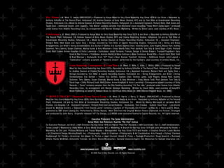 Hey Mama + (K. West, D. Leace) (BMI/ASCAP) + Produced by Kanye West for Very Good Beats/Hip Hop Since 1978 & Jon Brion + Recorded by
Anthony Kilhoffer at The Record Plant, Hollywood, CA; Andrew Dawson at Sony Music Studios, NYC and by Tom Biller at Grandmaster Recording
Studios, Hollywood, CA + Mixed by Andrew Dawson at Chalice Recording Studios, Hollywood, CA + Assistant Engineers: Richard Reitz, Matt Green and
Taylor Dow + Additional Vocals: John Legend + “Hey Mama” contains samples from the Donal Leace recording “Today Won’t Come Again,” produced
under license from Atlantic Recording Corp., by arrangement with Warner Strategic Marketing. Written by Donal Leace, used courtesy of ATL Music.
Celebration + (K. West) (BMI) + Produced by Kanye West for Very Good Beats/Hip Hop Since 1978 & Jon Brion + Recorded by Anthony Kilhoffer at
The Record Plant, Hollywood, CA; Andrew Dawson at Sony Music Studios, NYC and Chalice Recording Studios, Hollywood, CA and by Tom Biller at
Grandmaster Recording Studios, Hollywood, CA + Mixed by Andrew Dawson at Chalice Recording Studios, Hollywood, CA + Assistant Engineers:
Richard Reitz, Matt Green and Taylor Dow + Strings recorded by Tom Biller at Capitol Recording Studios, Hollywood, CA + String and Brass
Arrangements: Jon Brion + String Orchestrations: Eric Gorfain + Violins: Eric Gorfain, Daphne Chen, Victoria Lanier, Julie Rogers, Alyssa Park, Audrey
Solomon, Terry Glenny, Susan Chatman, Marisa Kuney & Amy Wickman + Viola: Marda Todd, Piotr Jandule, Tom Tally & David Sage + Cello: Richard
Dodd, Matt Cooker, Armen Ksajikian & Victor Lawrence + Contrabass: Jason Torreano, Frances, Senger & Denise Briese + Trumpet/Flugelhorn: Gary
Grant & Dan Fornero + Trombone: Andrew Martin & Steve Holtman + Bass Trombone: Bruce Otto + French Horn: Rick Todd
& Brad Warnaar + Keyboards: Ervin “EP” Pope + Bass: Keenan “Keynote” Holloway + Additional Vocals: John Legend +
“Celebration” contains a sample of “Heavenly Dream” performed by the KayGee’s, used courtesy of Unidisc Music, Inc.
Gone featuring Consequence & Cam’Ron + (K. West, D. Mills, C. Giles, C. Willis) (BMI) + Produced by Kanye
West for Very Good Beats/Hip Hop Since 1978 + Recorded by Anthony Kilhoffer at The Record Plant, Hollywood, CA + Mixed
by Andrew Dawson at Chalice Recording Studios, Hollywood, CA + Assistant Engineers: Richard Reitz and Taylor Dow +
Strings recorded by Tom Biller at Capitol Recording Studios, Hollywood, CA + String Arrangements: Jon Brion + String
Orchestrations: Eric Gorfain + Violins: Eric Gorfain, Daphne Chen, Victoria Lanier, Julie Rogers, Alyssa Park, Audrey
Solomon, Terry Glenny, Susan Chatman, Marisa Kuney & Amy Wickman + Viola: Marda Todd, Piotr Jandule, Tom Tally &
David Sage + Cello: Richard Dodd, Matt Cooker, Armen Ksajikian & Victor Lawrence + Consequence appears courtesy of Sony
Records + “Gone” contains samples from the Otis Redding recording “It’s Too Late,” produced under license from Atlantic
Recording Corp., by arrangement with Warner Strategic Marketing. Written by Chuck Willis, used courtesy of Sony/ATV
Music Publishing on behalf of Tideland Music Co. and Chuck Willis Music Co. (BMI)/Warner-Chappell Music, Inc. (BMI).
** BONUS TRACK** Diamonds From Sierra Leone + (K. West, D. Harris, J. Barry, D. Black) (BMI/ASCAP) + Produced by Kanye
West for Very Good Beats/Hip Hop Since 1978, Devo Springsteen for Very Good Beats & Jon Brion. Recorded by Anthony Kilhoffer at The Record
Plant, Hollywood, CA and by Tom Biller at Grandmaster Recording Studios, Hollywood, CA . Mixed by Manny Marroquin at Larrabee North
Studios, Los Angeles, CA . Assistant Engineers: Richard Reitz and Jarred Robbins . Keyboards: Tom Craskey . Guitars: Dave Tozer . Live drums
played by Michele Gondry + "Diamonds From Sierra Leone" contains a sample of "Diamonds Are Forever", written by J. Barry and D. Black,
published by EMI Unart Catalog Inc. Performed by Shirley Bassey. Main Title from the Original Motion Picture Diamonds Are Forever. Arranged
and conducted by John Barry. Originally released 1971 by Danjaq, LLC/MGM under exclusive license to Capitol Records, Inc. All rights reserved.
EExxeeccuuttiivvee PPrroodduucceerrss:: TThhee CCaarrtteerr AAddmmiinniissttrraattiioonn
KKaannyyee WWeesstt,, GGeeee RRoobbeerrssoonn,, KKyyaammbboo ““HHiipp HHoopp”” JJoosshhuuaa
Co-Executive Producer: Jon Brion + A&R Direction: Hip Hop Since 1978 and Patrick “Plain Pat” Reynolds + A&R Coordinator: Don C + A&R Administration:
Terese Joseph + Mastered by Vlado Meller at Sony Music Studios, NYC + Marketing: Al Branch for Hip Hop Since 1978 and John Monopoly for Hustle. +
Marketing for Def Jam: Phillana Williams and Tracey Waples + Management: Hip Hop Since 1978 and Hustle. + Creative Director: Louis Marino
+ Art Direction & Design: Morning Breath, Inc. + Photography: Sarah A. Friedman + Photography & Art Coordination: Kris Yiengst + Styling: Charlene
Roxborough for Partos + Grooming: Ibn Jasper for Partos + Legal Counsel: Alison K. Finley + Package Production: Doug Joswick + Business
Affairs: Randy McMillan, Antoinette Trotman, Ian Allen, Nicole Wyskoarko + Sample Clearance Agent: Eric Weissman for Sample Clearance, Ltd.
Ꭿ 2005 Roc-A-Fella Records, LLC. All Rights Reserved
wwwwww..kkaannyyeewweesstt..ccoomm wwwwww..rrooccaaffeellllaa..ccoomm
 