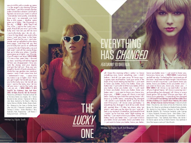 Taylor Swift Red Deluxe Digital Booklet