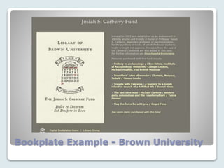 Bookplate Example - Brown University
 