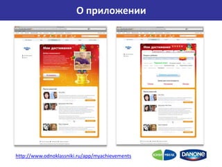 О приложении




http://www.odnoklassniki.ru/app/myachievements
 