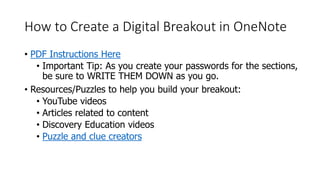 Keep Students Engaged with Digital Breakouts | PPTX