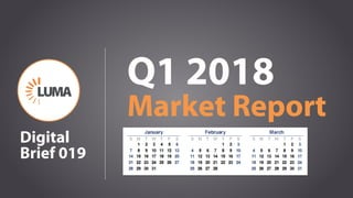 1
Q1 2018
Market Report
Digital
Brief 019
 