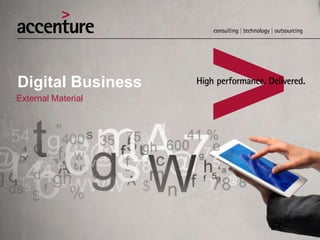 Digital Business
External Material
 