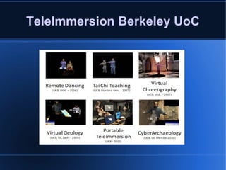 TeleImmersion Berkeley UoC 