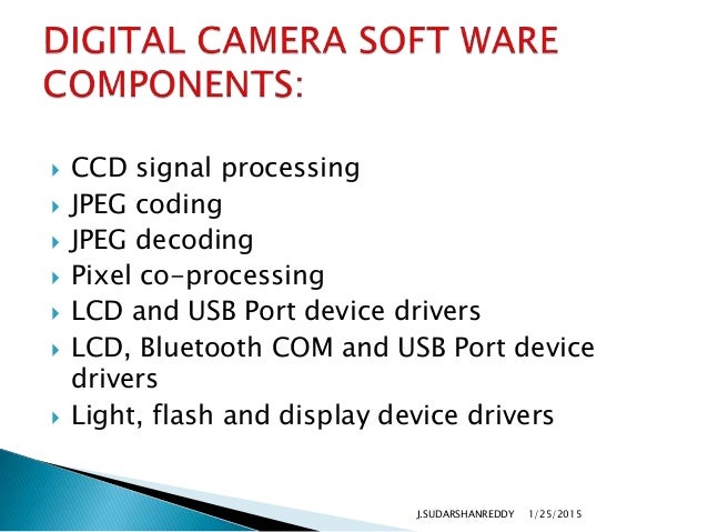 Digital camera parameters image