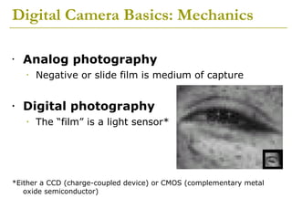 Digital Camera Basics NCLA Workshop | PPT