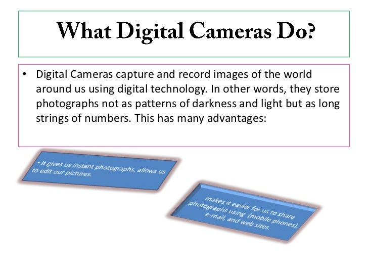 Digital cameras