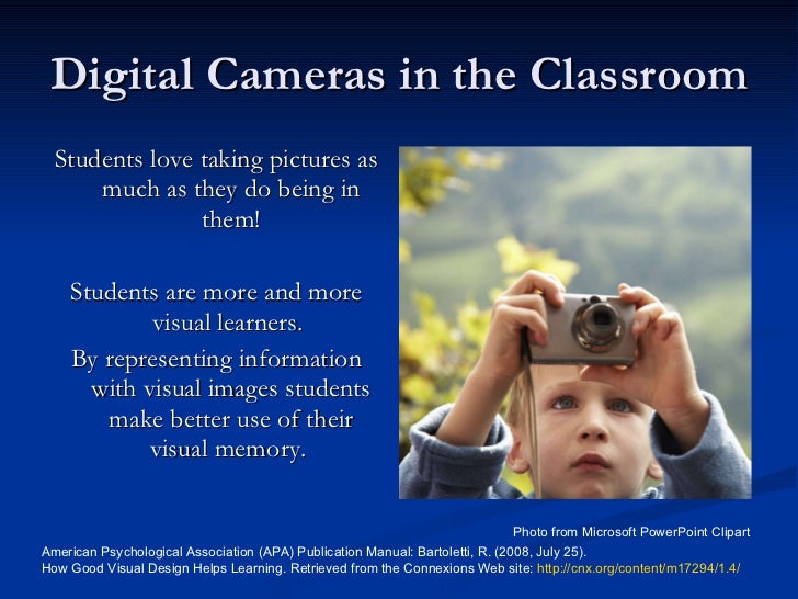 Digital Cameras in the Classroom