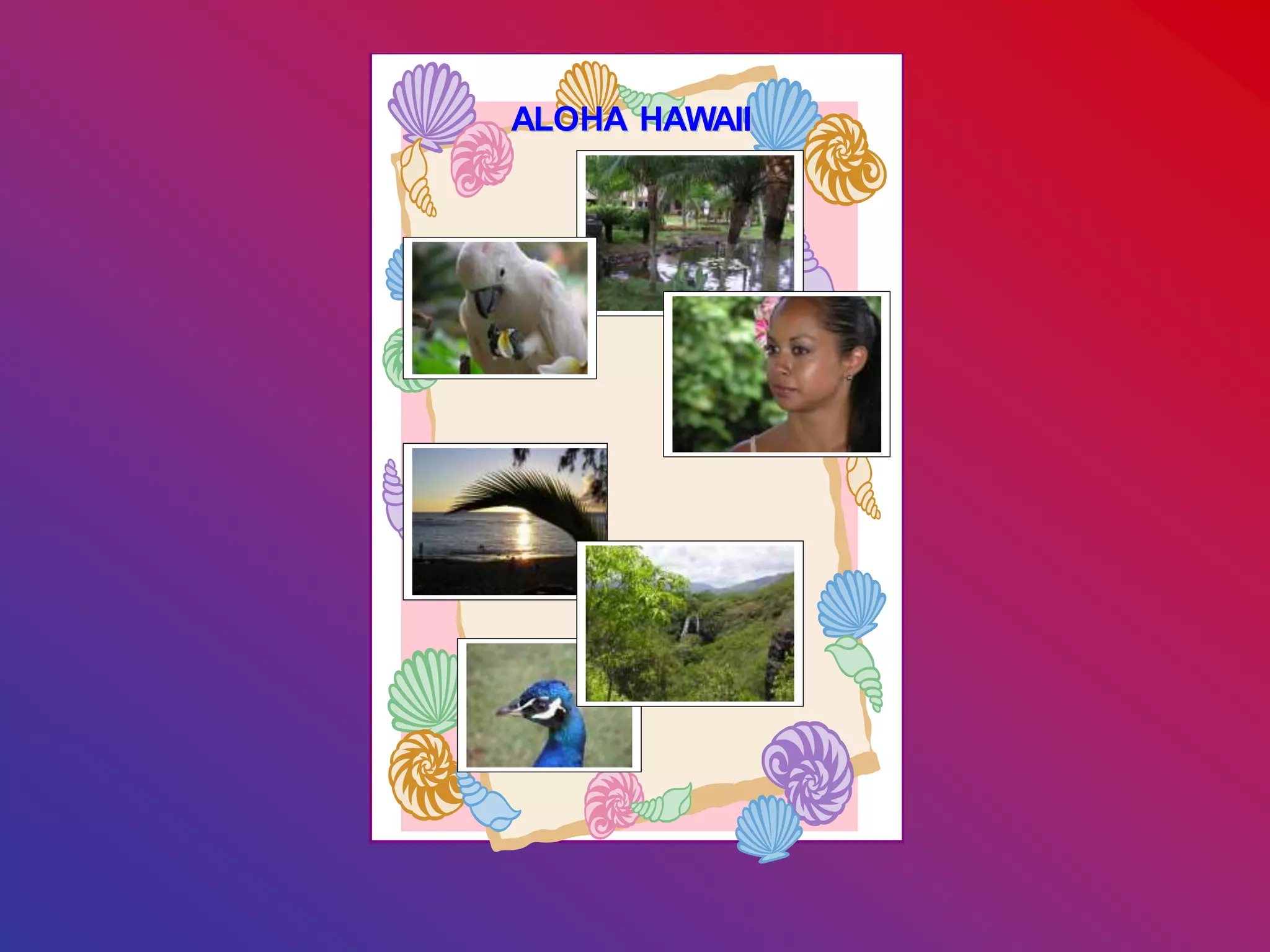 A
AL
LO
OH
HA
A H
HA
AW
WA
AI
II
I
 