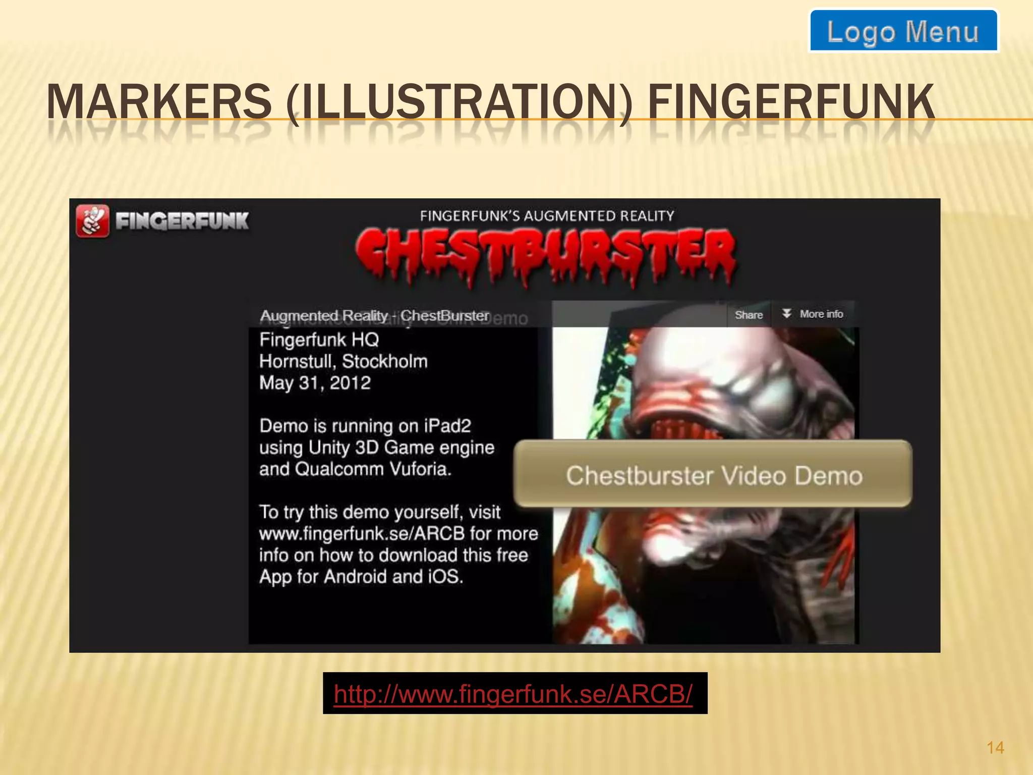 MARKERS (ILLUSTRATION) FINGERFUNK




   Click for info>   http://www.fingerfunk.se/ARCB/
                                                      14
 