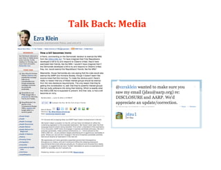 Talk Back: Media 
 