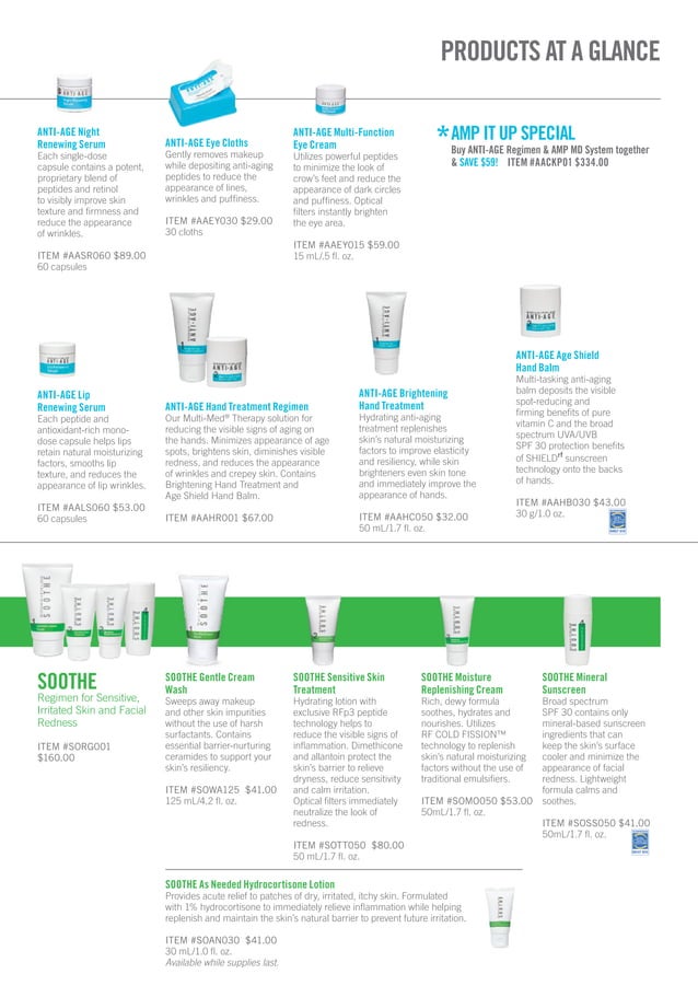Rodan and Fields Product Magalog - www.DrDirck.myrandf.com