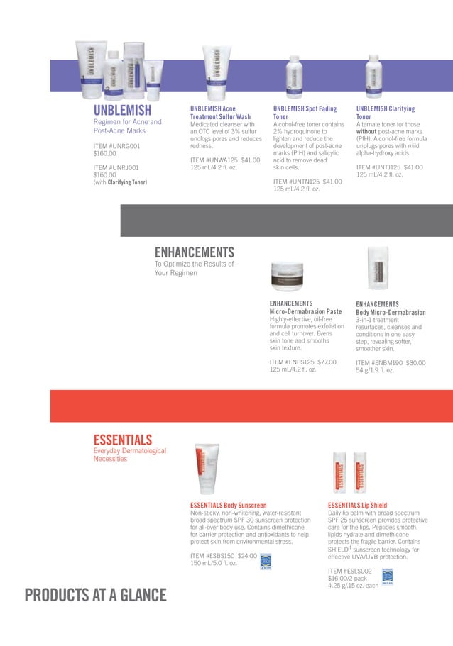 Rodan and Fields Product Magalog - www.DrDirck.myrandf.com