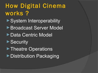Digital cinema | PPT