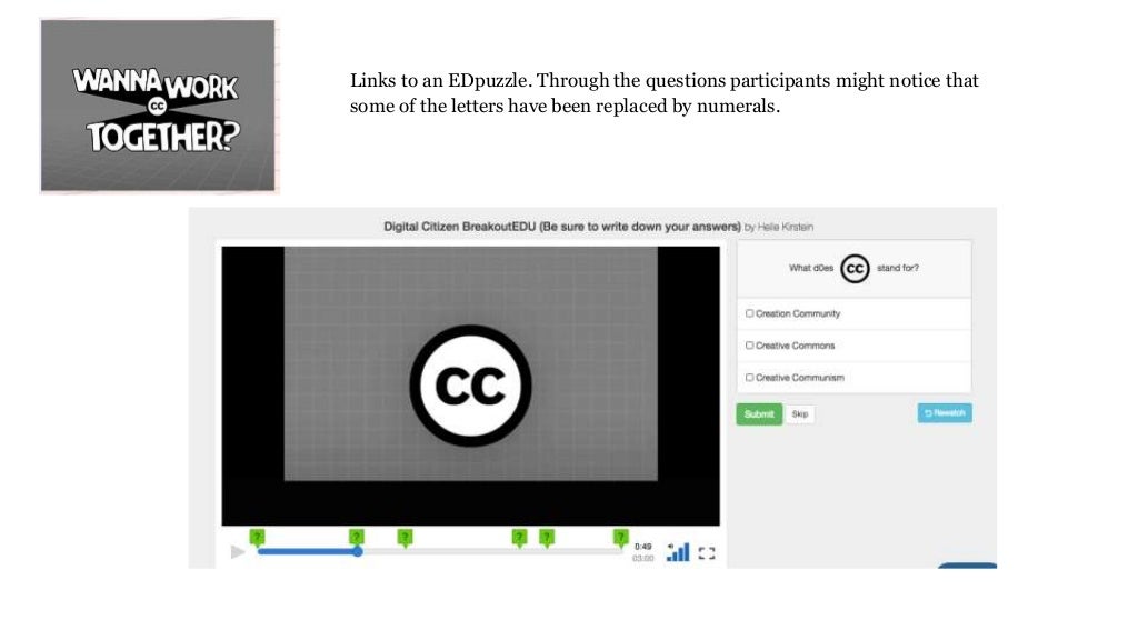 Digital citizen breakout edu instructions and answer key
