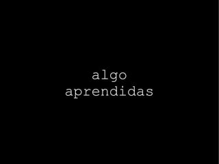 algo aprendidas 
