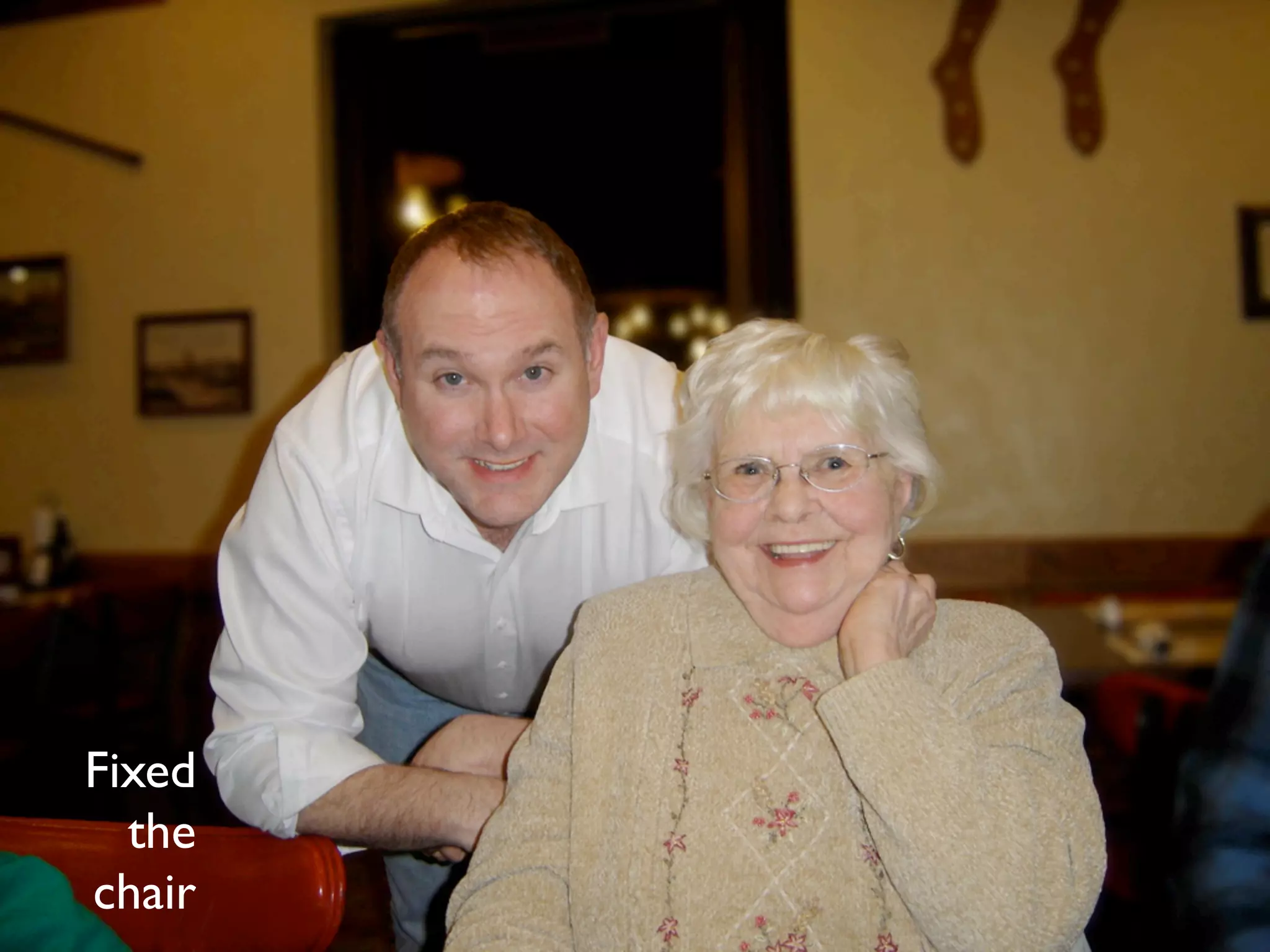 Sorry for the late help. I went
for simplicity. Enjoy - and I
hope you remember her well.

 